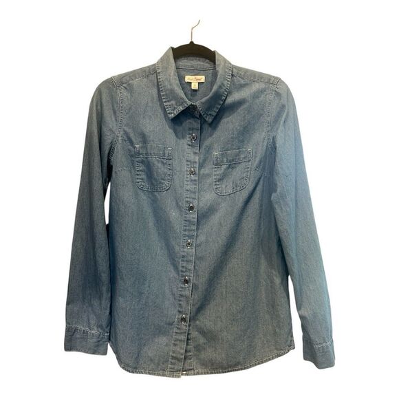 Red Camel Blue Denim Shirt button down - Picture 1 of 11